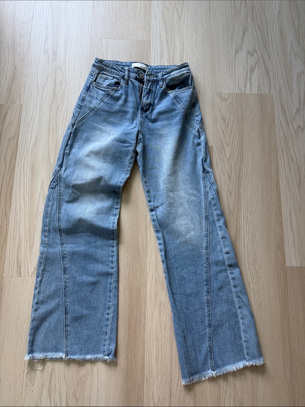 Mixology Vervet Light Blue Women's Wide-Leg Jeans 25
